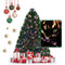 Costway Kunstkerstboom - Kunstkerstboom met LED-verlichting - 120 cm hoog - Groen