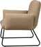 SIDD Dante coffeechair - fabric Teddy MJ8-3 Light brown