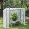 Woltu Foliekas Wit/Groen – PE Kweekkas Semi-Transparant – 200 x 77 x 146/169 cm