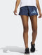 adidas Pacer Badge Of Sport - Woven Sportshort Dames - Vochtregulerend - Blauw - Maat XL