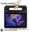 imoshion Galaxy Tab A8 (2021/2022) - Kidsproof Backcover - Schokabsorberend met handvat - Zwart