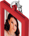 ZEP - Metalen Foto Sleutelhanger Rood voor foto 3,5x4,5 - AA9R
