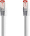 CAT6 Netwerkkabel - RJ45 Male - RJ45 Male - S/FTP - 15.0 m - Rond - LSZH - Grijs - Polybag