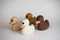 HEVEA - Kawan de eend mini - Creme - Waterdicht - 100 % natuurrubber