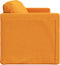 vidaXL - Slaapbank - vloermodel - 2-in-1 - 112x174x55 - cm - stof - donkergeel
