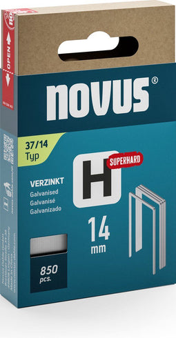 Novus H 37/14mm - Nieten - Superhard - 850 stuks