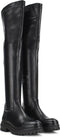 POSH by Poelman IZA - Overknee laarzen - Imitatieleer - Zwart - 41