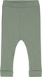 Prénatal Newborn Rib Broekje - Babykleding Unisex - Elastische Tailleband - Kaki Groen