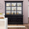 HSM Collection Buffetkast Provence - 180 cm - zwart/wit