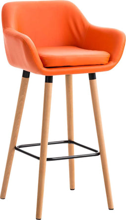 Barkruk Savitaipale Kunstleer, Oranje