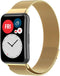 iMoshion Bandje Geschikt voor Huawei Watch Fit - iMoshion Milanees magnetische band met installatiehulp - goud