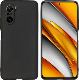 iMoshion Hoesje Geschikt voor Xiaomi Poco F3 Hoesje Siliconen - iMoshion Color Backcover - Zwart