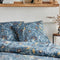 TODAY Crazy - Beddengoedset - Bloemenprint - 220 x 240 cm - Blauw (2 stuks)