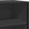 vidaXL - Dressoir - 68x35x76 - cm - bewerkt - hout - en - metaal - zwart
