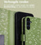 imoshion Hoesje Geschikt voor Samsung Galaxy A35 Hoesje Met Pasjeshouder - imoshion Design Bookcase smartphone - Groen / Green Flowers