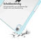 imoshion Tablet Hoes - Geschikt voor iPad Air 5 (2022) / Air 4 (2020) / Air 11 inch (2025) M3 / Air 11 inch (2024) M2 - Trifold Hardcase Bookcase - Lichtblauw
