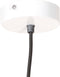 vidaXL Hanglamp industrieel rond 25 W E27 19 cm wit