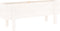 vidaXL - Plantenbak - verhoogd - 101x30x38 - cm - massief - grenenhout - wit