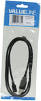 ValueLine 1m - USB 2.0 A - micro A - Zwart