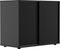 Wandkast onder schuine wand - dressoir 80 cm breed 40 cm diep 65 cm hoog - zwart