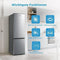 Midea MERB276FGE02A - Koel-vriescombinatie - 270 l - Roestvrijstaal