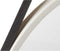 Wandspiegel 1270 Wit Zwart 45 x 45 x 3 cm Cirkel (4 Stuks)
