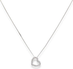 Amen Dames Ketting 925 sterling zilveren 25 Zirconia One Size 88423721