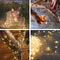 Happy Goods Solar Tuinverlichting - 200 LED Lichtsnoer Buiten - 20 m - Waterbestendig - Automatisch Aan