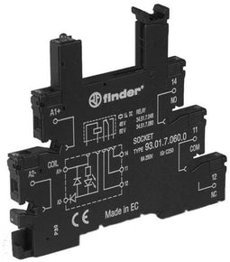 Finder 93.01.0.024.0 Relaissocket (l x b x h) 75.6 x 6.2 x 87.9 mm 1 stuk(s)