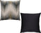 Atmooz - Kussen Quintero Gunmetal - Woonkamer - Zetel / Bank - 45cm x 45cm - Jacquard Velvet met print - Sierkussen