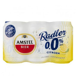 Amstel - Bier amstel radler 0.0 blik 330ml | 6 stuks