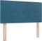 vidaXL - Hoofdbord - met - knopen - - - Donkerblauw - - - 100 - cm - - - Velvet