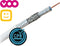 Hirschmann TRI6-B2CA-100B Coaxkabel op Haspel 6.9 mm 100 m