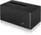 ICY BOX IB-1121-C31 - Dock - 1x USB 3.2 Gen2 type-C - Antraciet/Zwart
