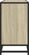 vidaXL - Wastafelkast - 65x33x60 - cm - bewerkt - hout - sonoma - eikenkleurig