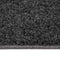 vidaXL - Shaggy - Tapijt - met - Latex - Onderkant - Donkergrijs - 160x160 - cm