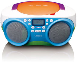 Lenco SCD-41 - Draagbare Radio/CD-speler - USB-aansluiting - Multi-color