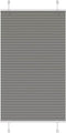 vidaXL - Plissé - rolgordijn - 80x150 - cm - stofbreedte - 79,4 - cm - antraciet