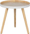 WOOOD Sasha Bijzettafel - MDF - Naturel - 41x41x40.5