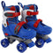 Street Rider Rolschaatsen Blauw Verstelbaar, Maat 27-30