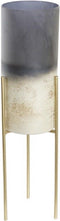 Kaarshouder DKD Home Decor Verouderde afwerking Kristal Metaal (13 x 13 x 41 cm)