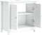 vidaXL - Wastafelkast - BERG - 60x34x59 - cm - massief - grenenhout - wit