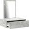 vidaXL - Wandgemonteerde - Kaptafel - Betonnen - Grijs - 60x40x70 - cm