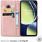 imoshion Hoesje Geschikt voor OnePlus Nord CE 3 Lite / OnePlus Nord CE 3 Hoesje Met Pasjeshouder - imoshion Mandala Bookcase - Rosé Goud