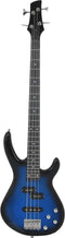 vidaXL - Basgitaar - voor - beginners - elektrisch - met - tas - 4/4 - 46