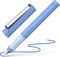 Schneider vulpen - Base - penpunt M - sky blue - rechtshandig - S-160225