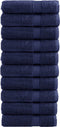 vidaXL - Badhanddoeken - SOLUND - 10 - st - 600 - g/m² - 100x150 - cm - marineblauw