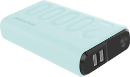 RealPower PB-20000 PD+ - Powerbank - 20000 mAh - Snelladen - Lichtblauw