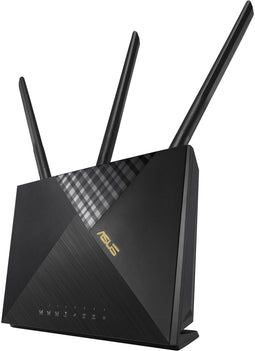 ASUS 4G-AX56 - Draadloze Router - WiFi 6 AX1800 - Zwart