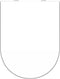SCHÜTTE WC-Bril 82910 D-SHAPE WHITE - Duroplast - D-vorm - Soft Close - Afklikbaar - RVS-Scharnieren - Belastbaar tot 175 kg - Gelakt - Wit